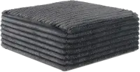 Caspian Dark Gray Ottoman