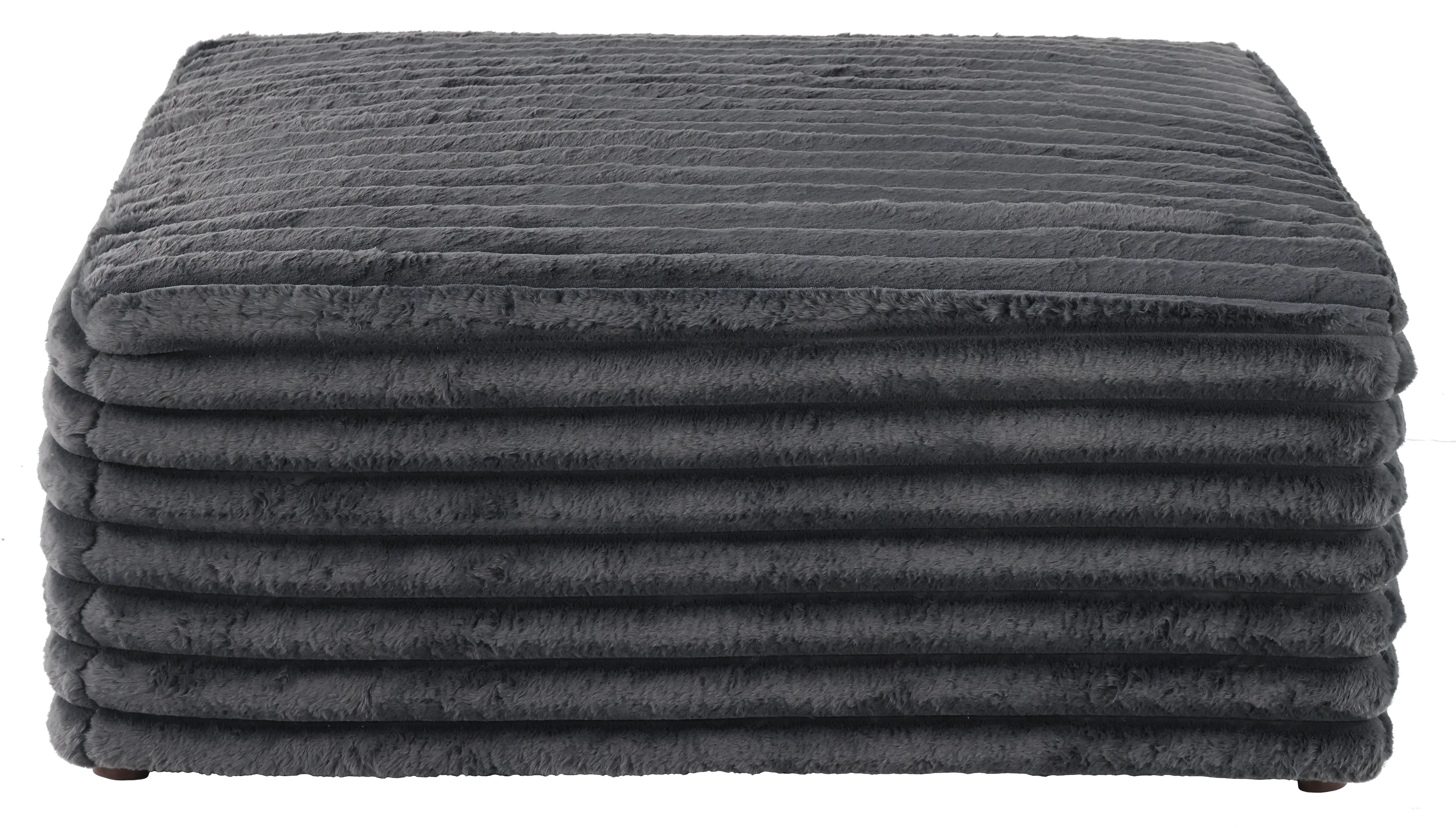 Caspian Dark Gray Ottoman-2