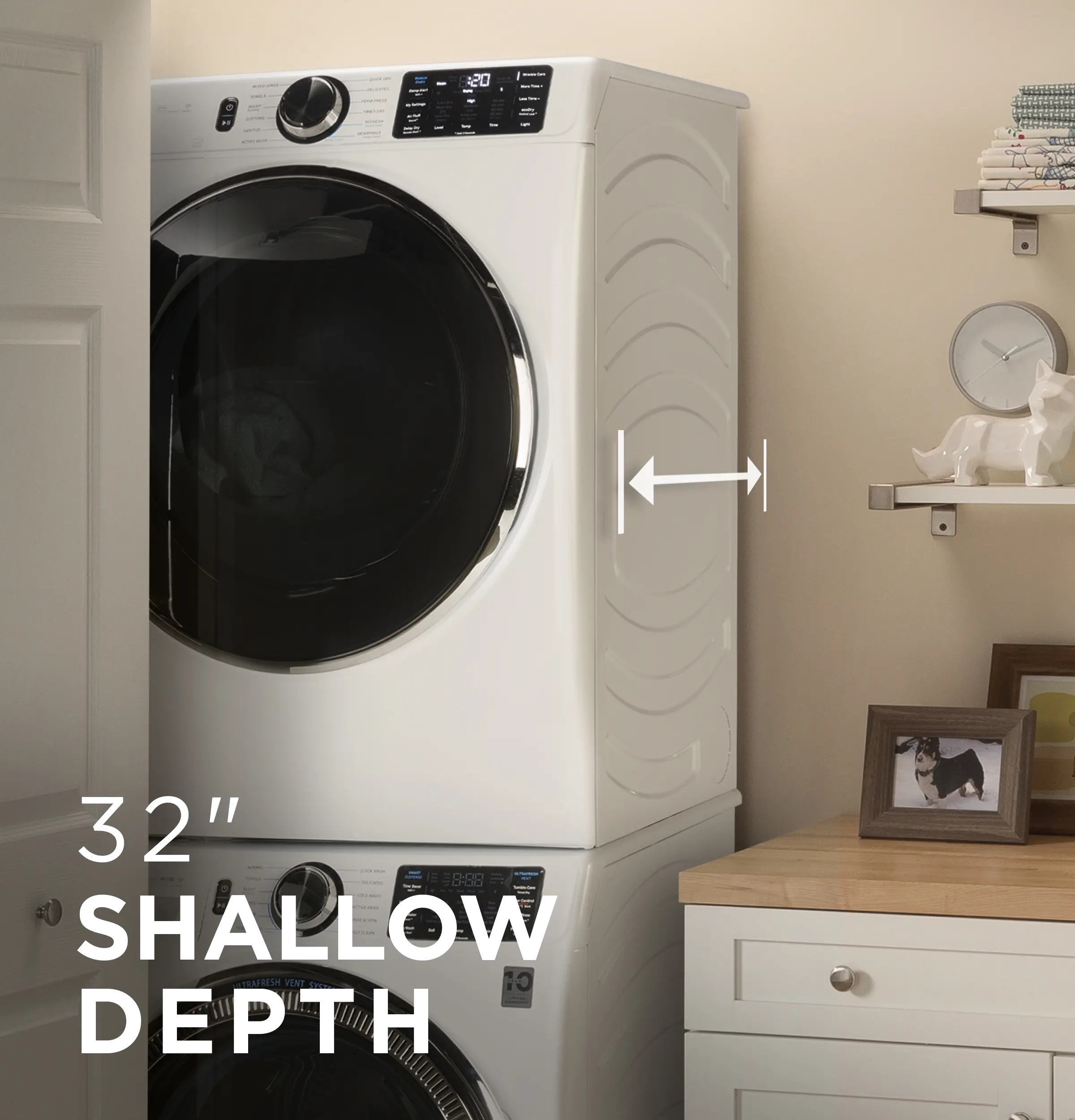 GFW655SPVDS GE 5.0 Cu Ft Smart Front Load Steam Washer - Carbon Graphite-5