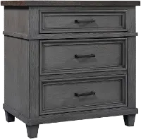 Carmen Slate Gray Nightstand