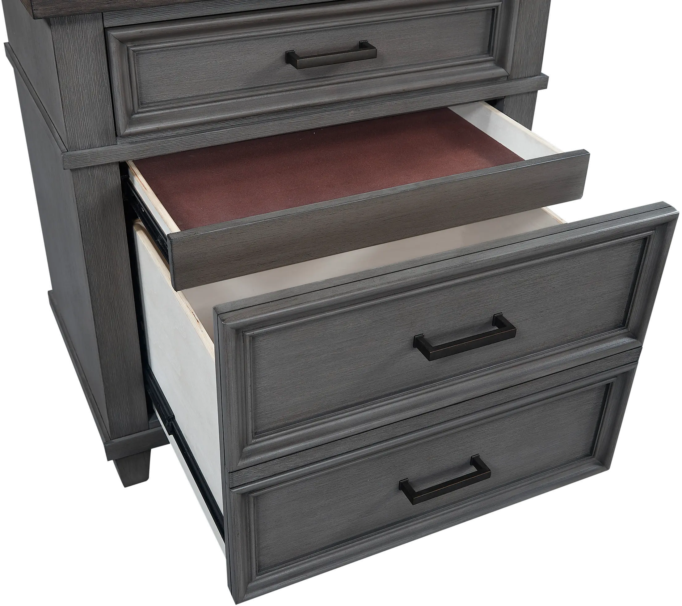 Carmen Slate Gray Nightstand-4