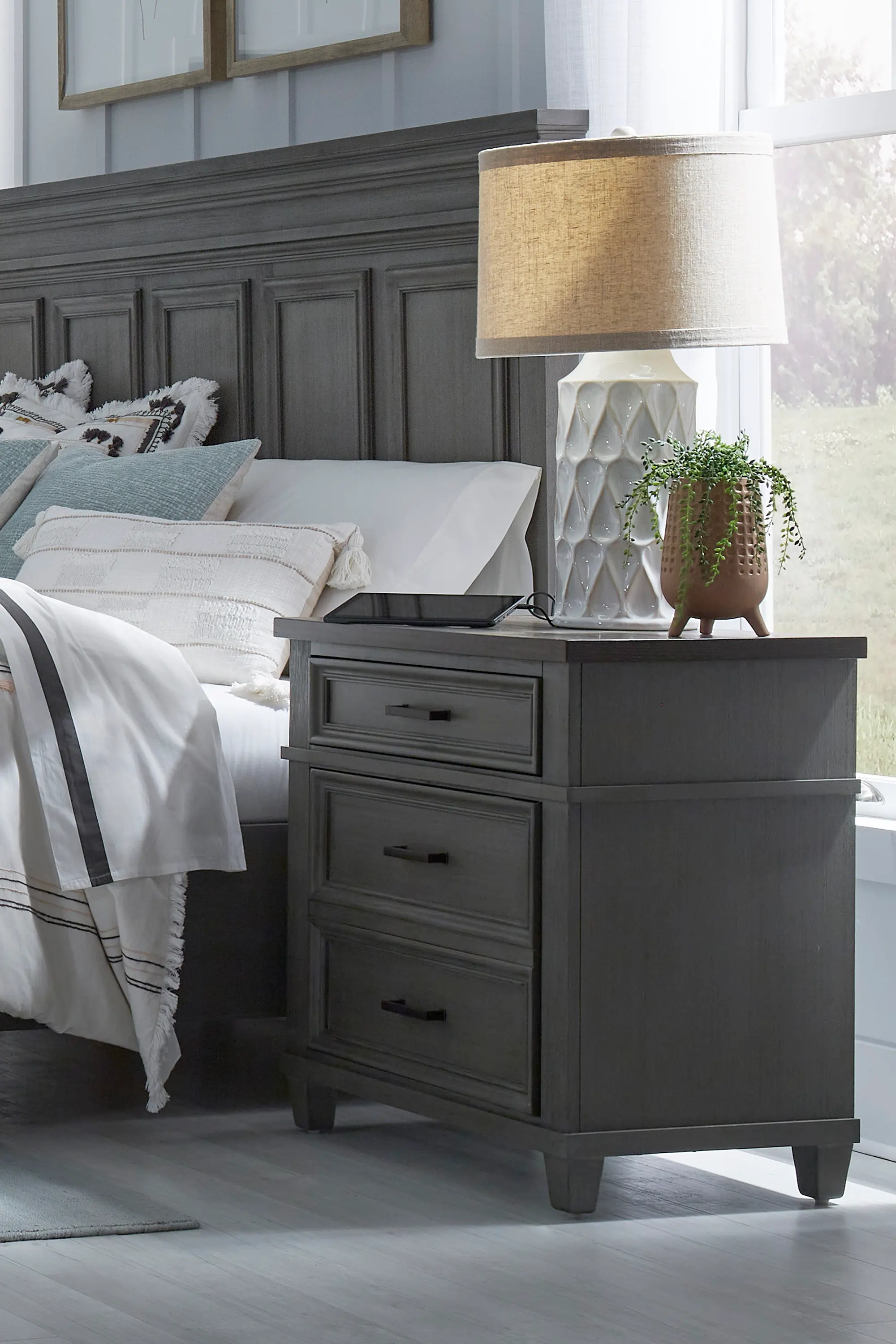 Carmen Slate Gray Nightstand-2
