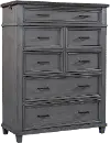 Carmen Slate Gray Chest of Drawers