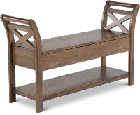 48  Buckskin Mahogany Bench