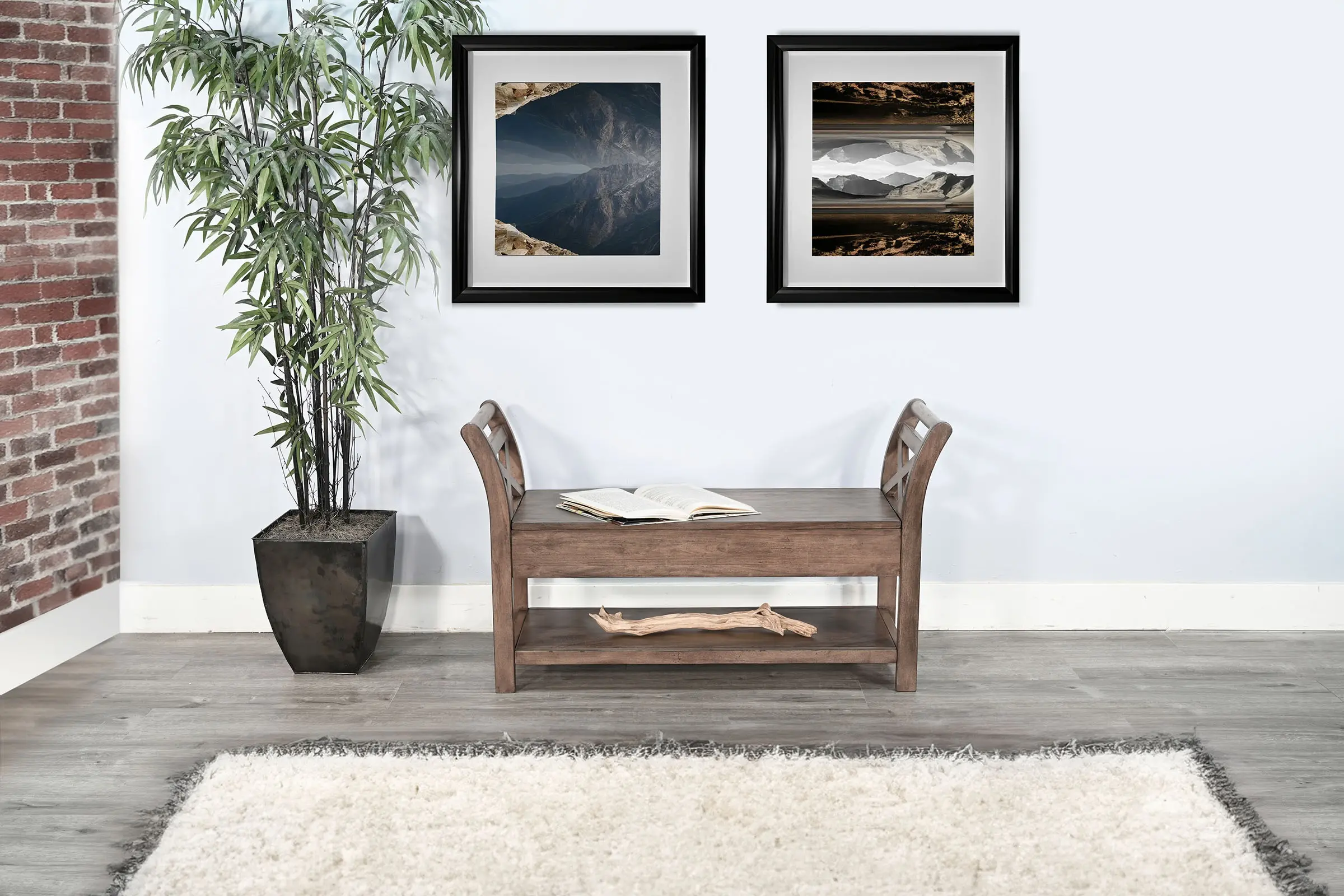 48  Buckskin Mahogany Bench-2