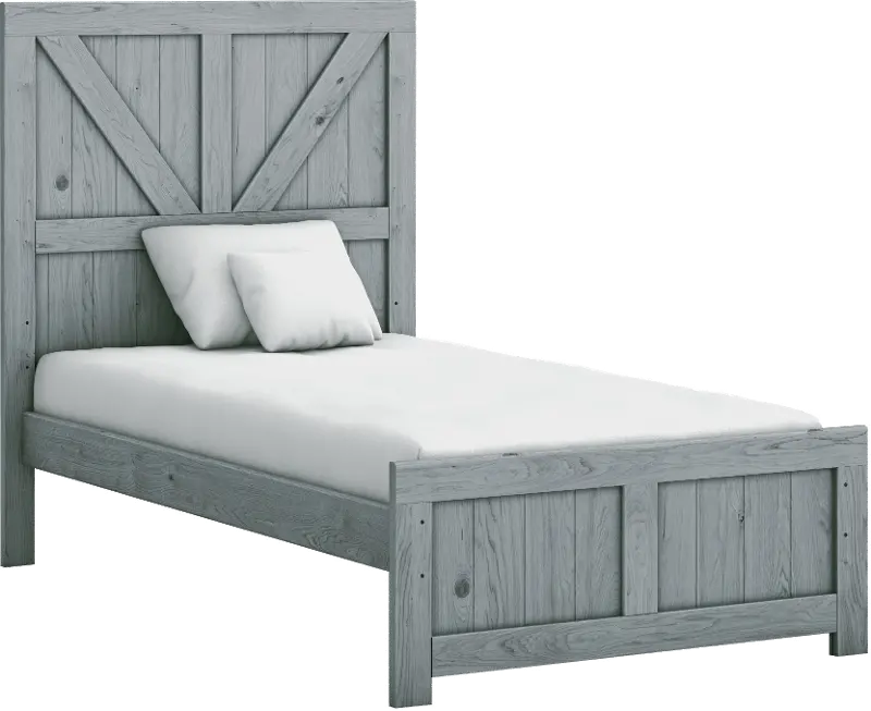 Dakota Gray Twin Bed