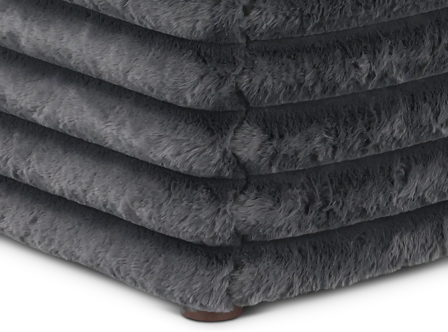 Caspian Dark Gray 3 Piece Sectional-4