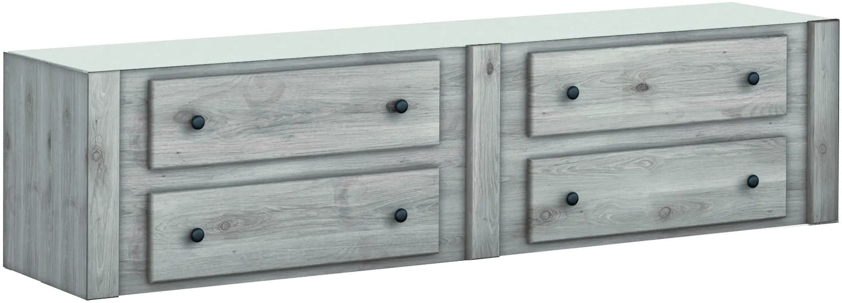 Dakota Gray 4-Drawer Underbed Storage-1