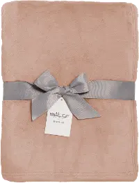 AP102/BLUSH-THROW Ultra Soft Blush Faux Fur Throw Blanket
