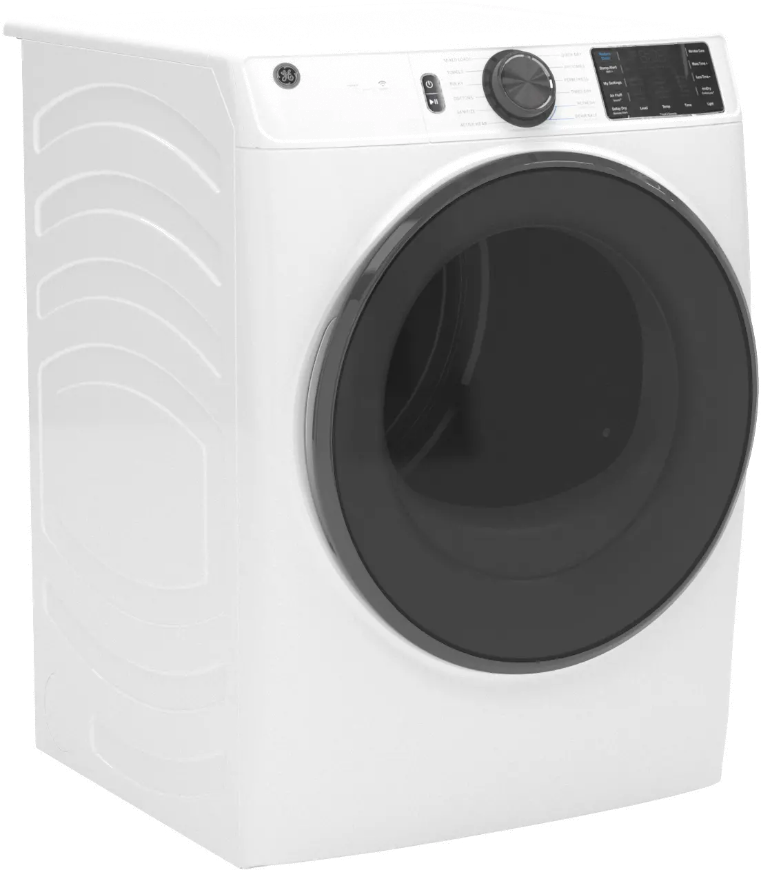 GFD65GSSVWW GE 7.8 Cu Ft Smart Gas Dryer - White-8