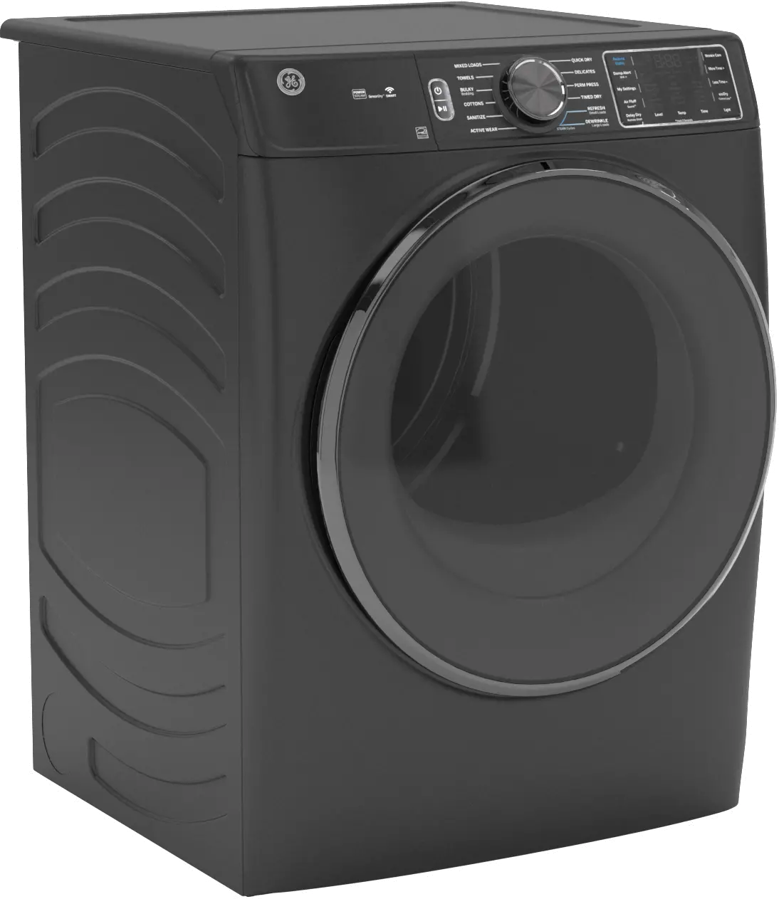 GFD65GSPVDS GE 7.8 Cu Ft Smart Gas Dryer - Carbon Graphite-8