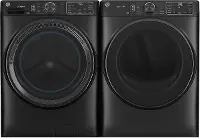 GEC-C/G-650-GAS--PR GE Front Load Gas Laundry Pair - Carbon Graphite