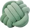 L2275/GREEN-PILLOW Sofia Green Knot Pillow
