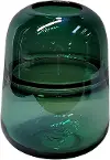 9  Green Handmade Glass Vase