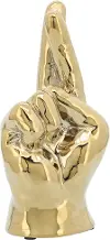 8  Crossing Gold Finger Sculpture