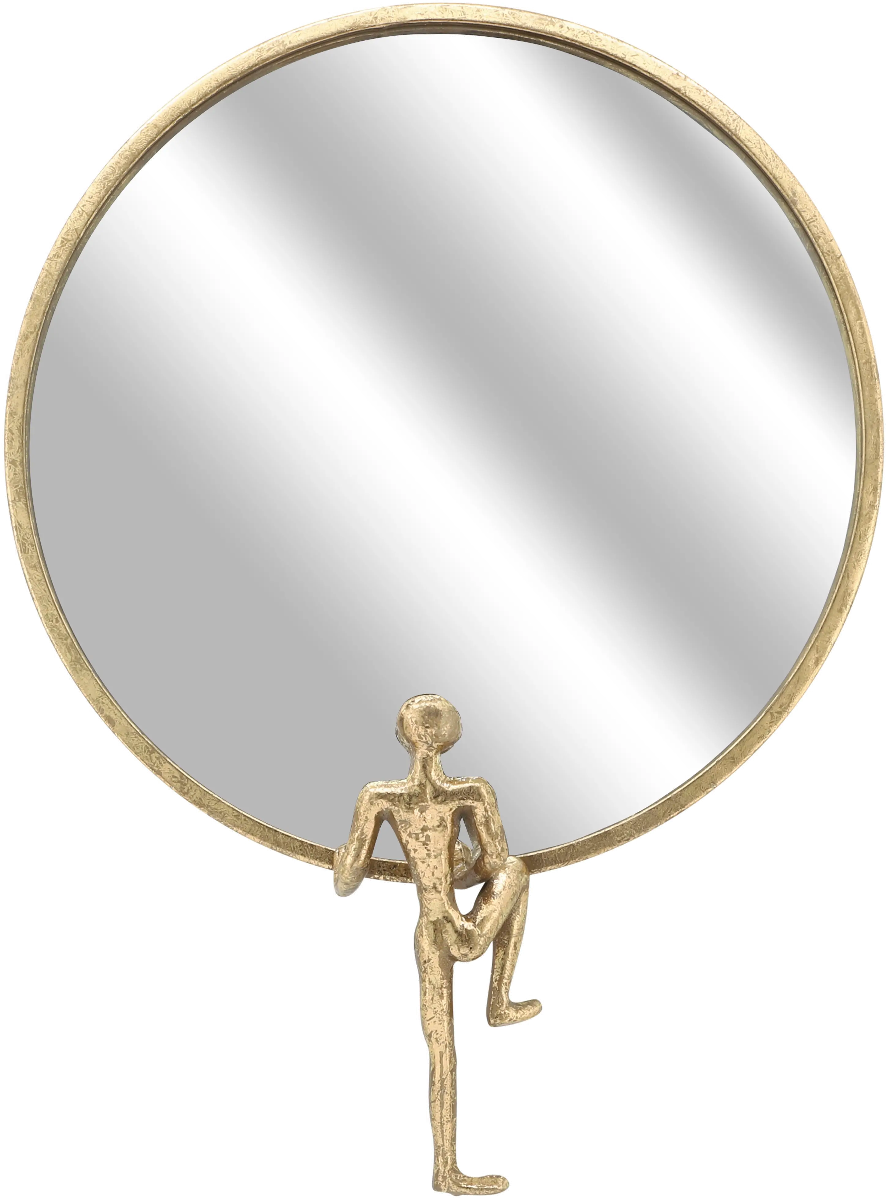 24 Inch Gold Metal Man Mirror-1