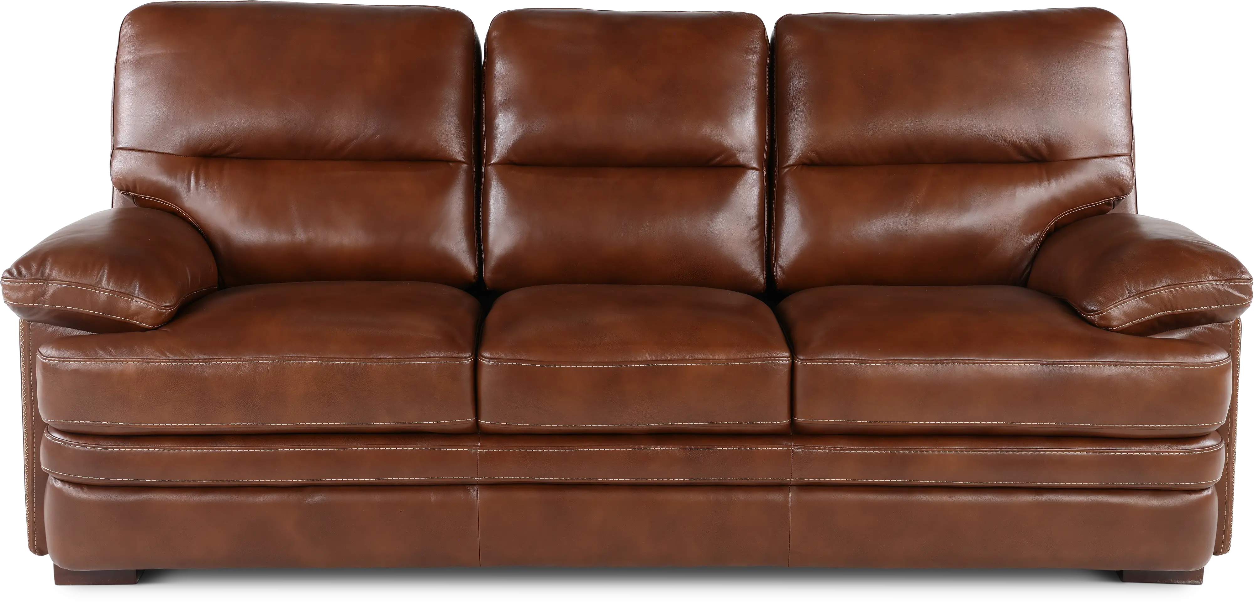 David Brown Leather Sofa-1