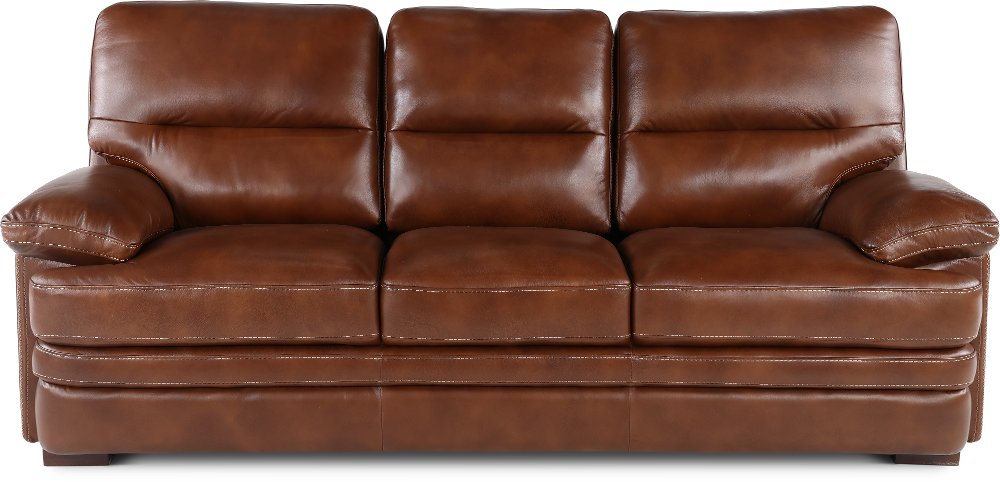 David Brown Leather Sofa