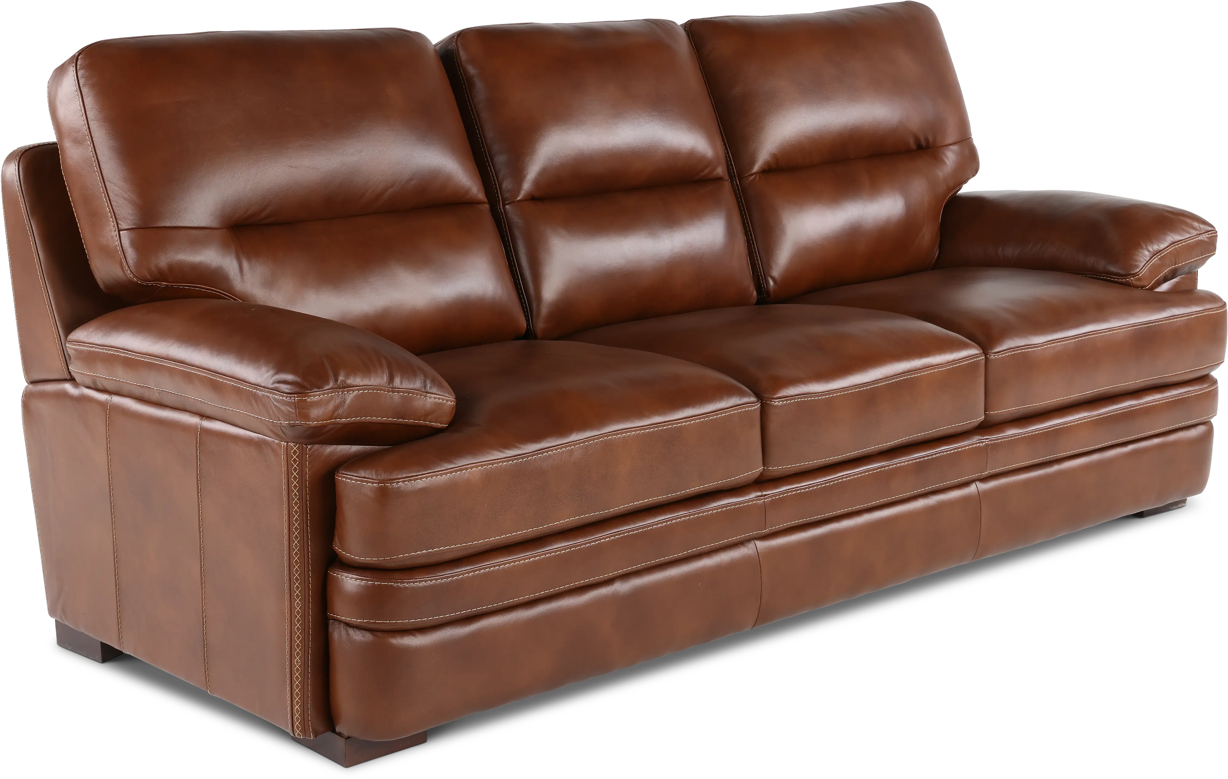 David Brown Leather Sofa-4