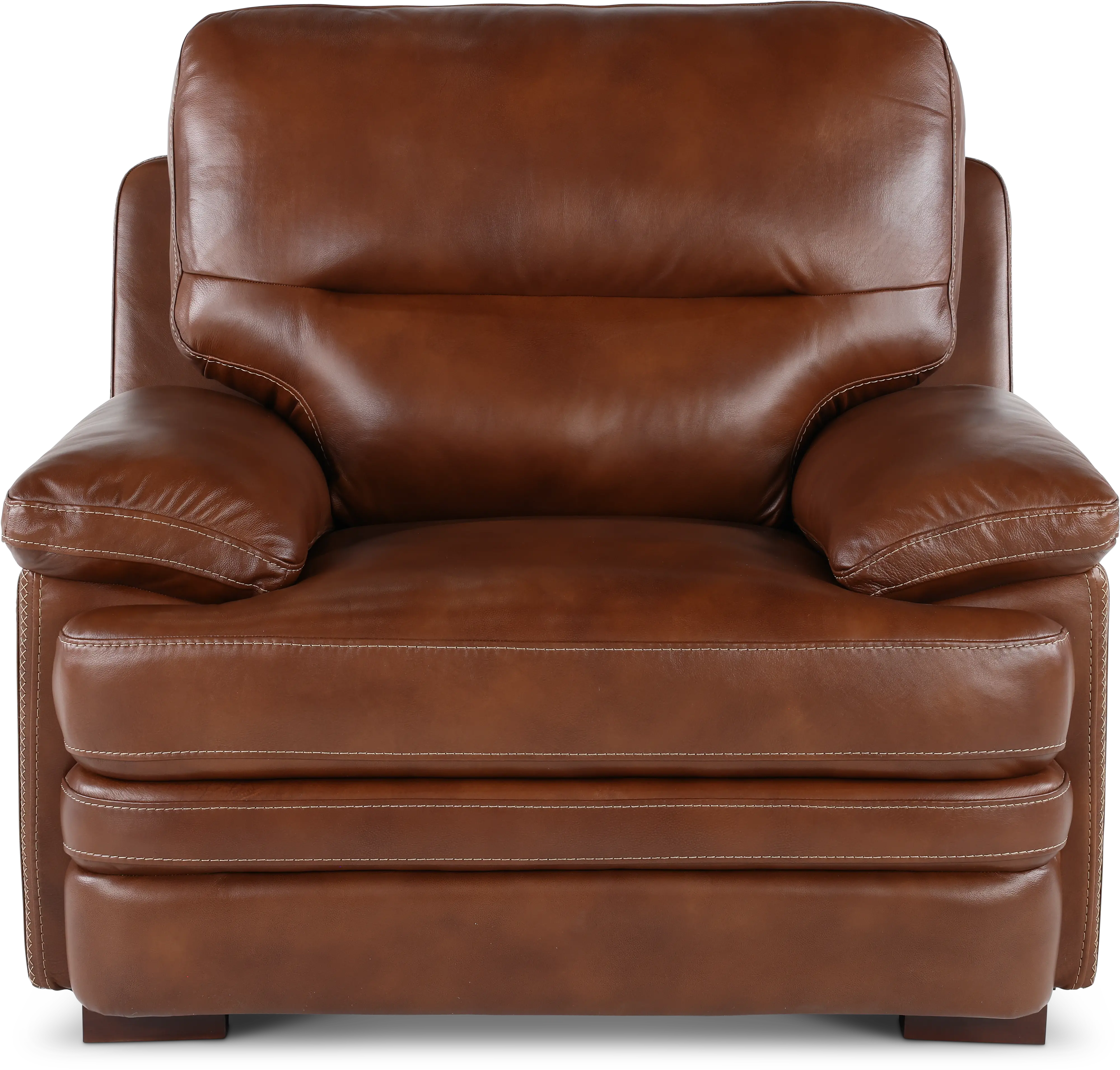 David Brown Leather Chair-1