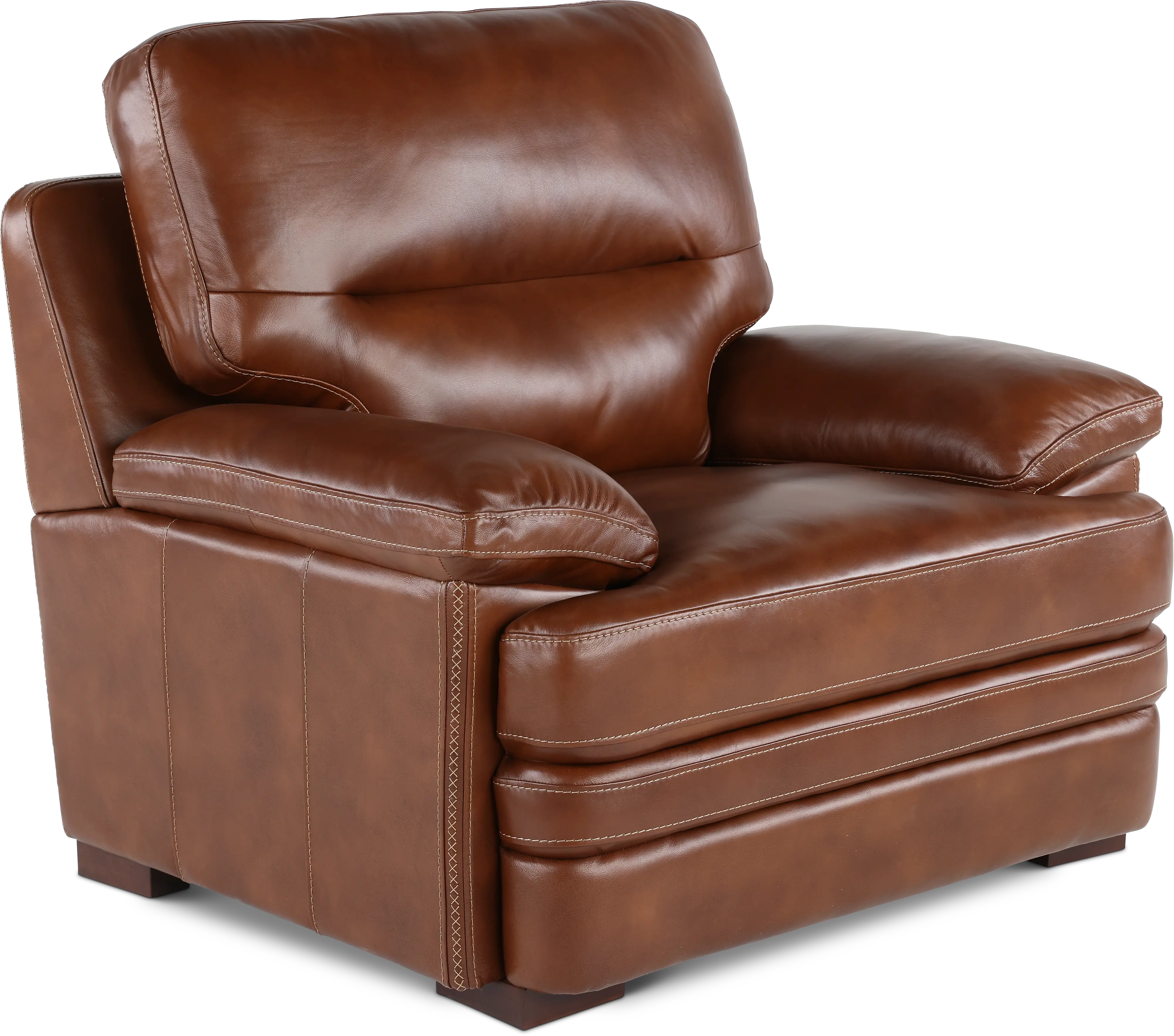David Brown Leather Chair-4