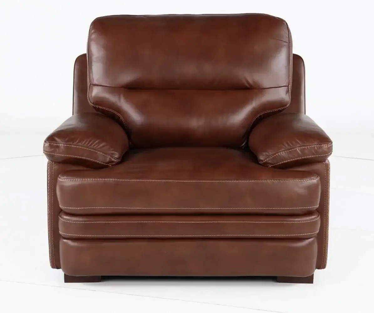David Brown Leather Chair-5