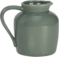 Dark Sage Pitcher Vase
