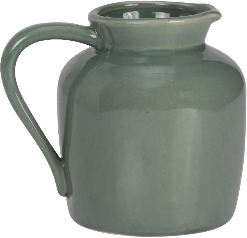 Dark Sage Pitcher Vase