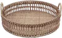 Large 14  Natural Rattan Tray