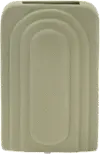 7 Inch Rectangular Sage Green Vase