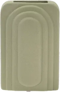 7 Inch Rectangular Sage Green Vase