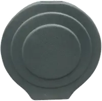 17  Round Deep Teal Vase