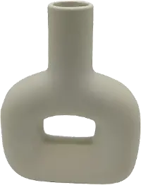 8  Open Cut Cotton Vase