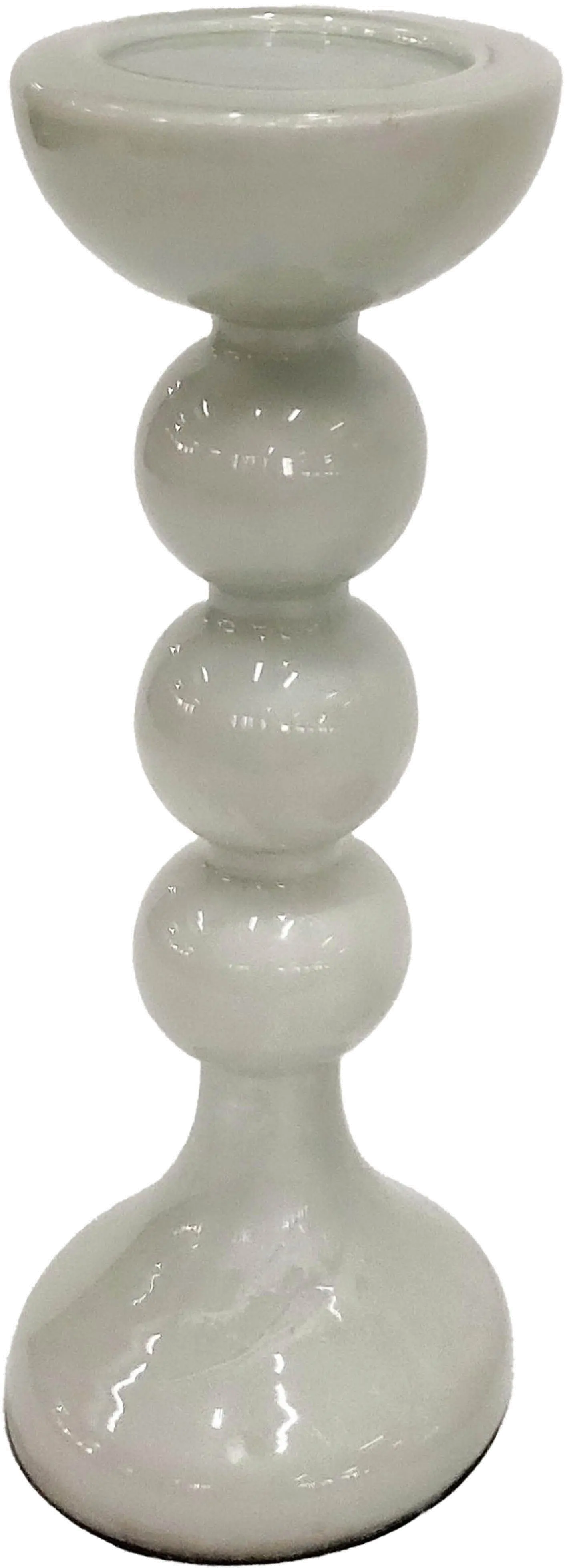 13  Bubbly White Candle Holder-1