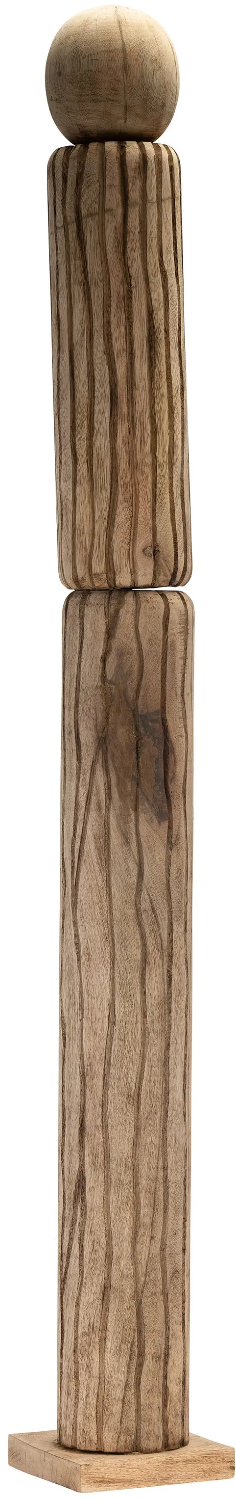 Brown Totem Wood Pillar-1