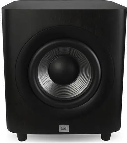 JBLS650PDKWSAM JBL Studio 650P 10  Powered Subwoofer (Dark Wood)-1