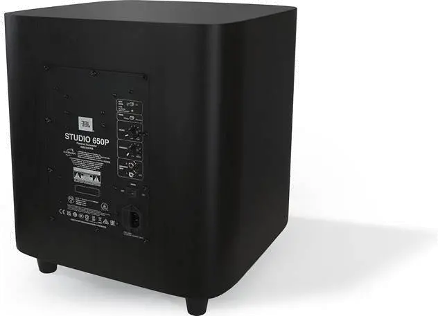 JBLS650PDKWSAM JBL Studio 650P 10  Powered Subwoofer (Dark Wood)-5