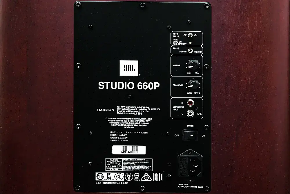 JBLS650PWAM JBL Studio 650P 10  Subwoofer - Wood-2