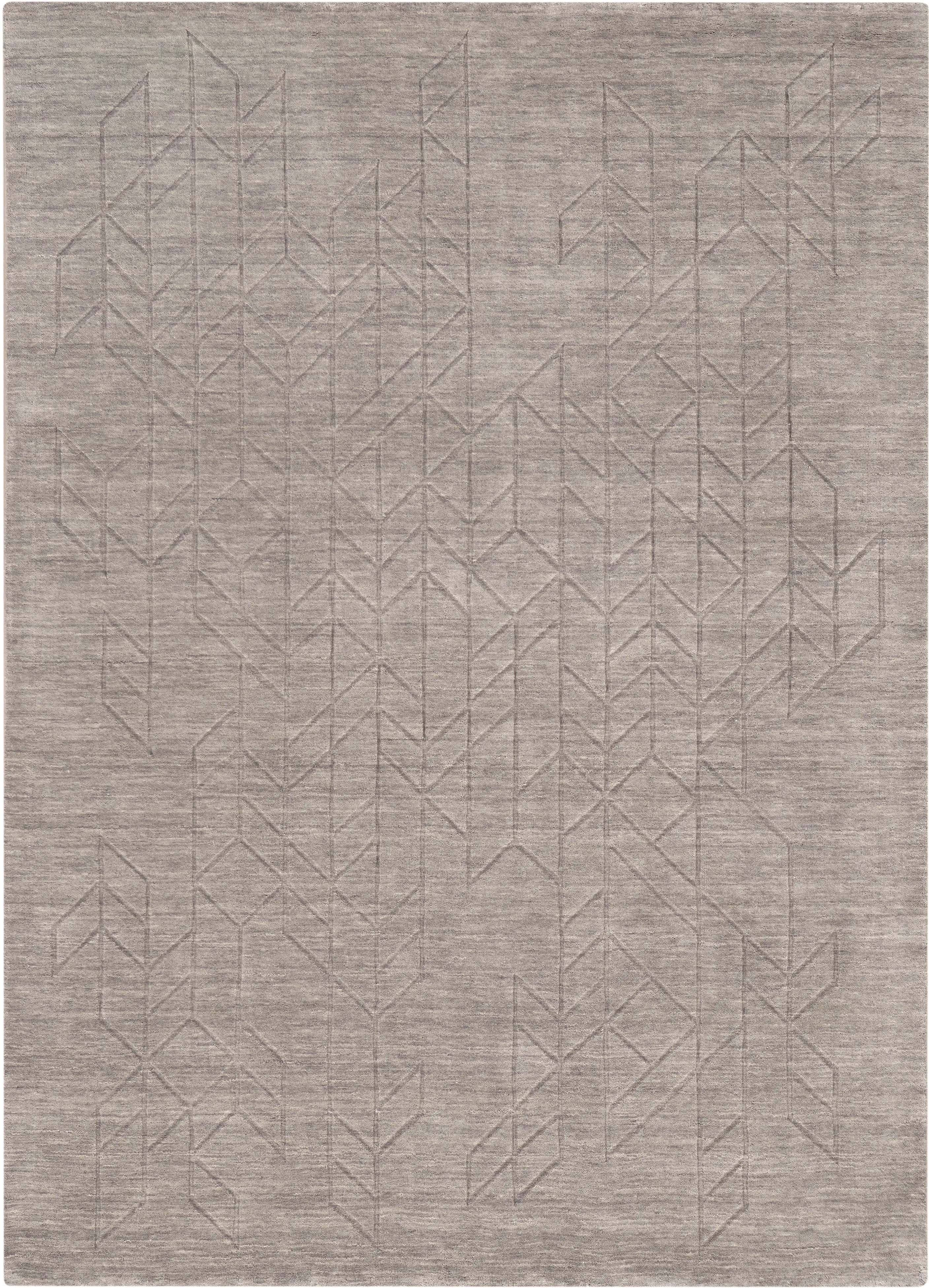 ALE01GREY Alessia 5 x 8 Gray Area Rug-1