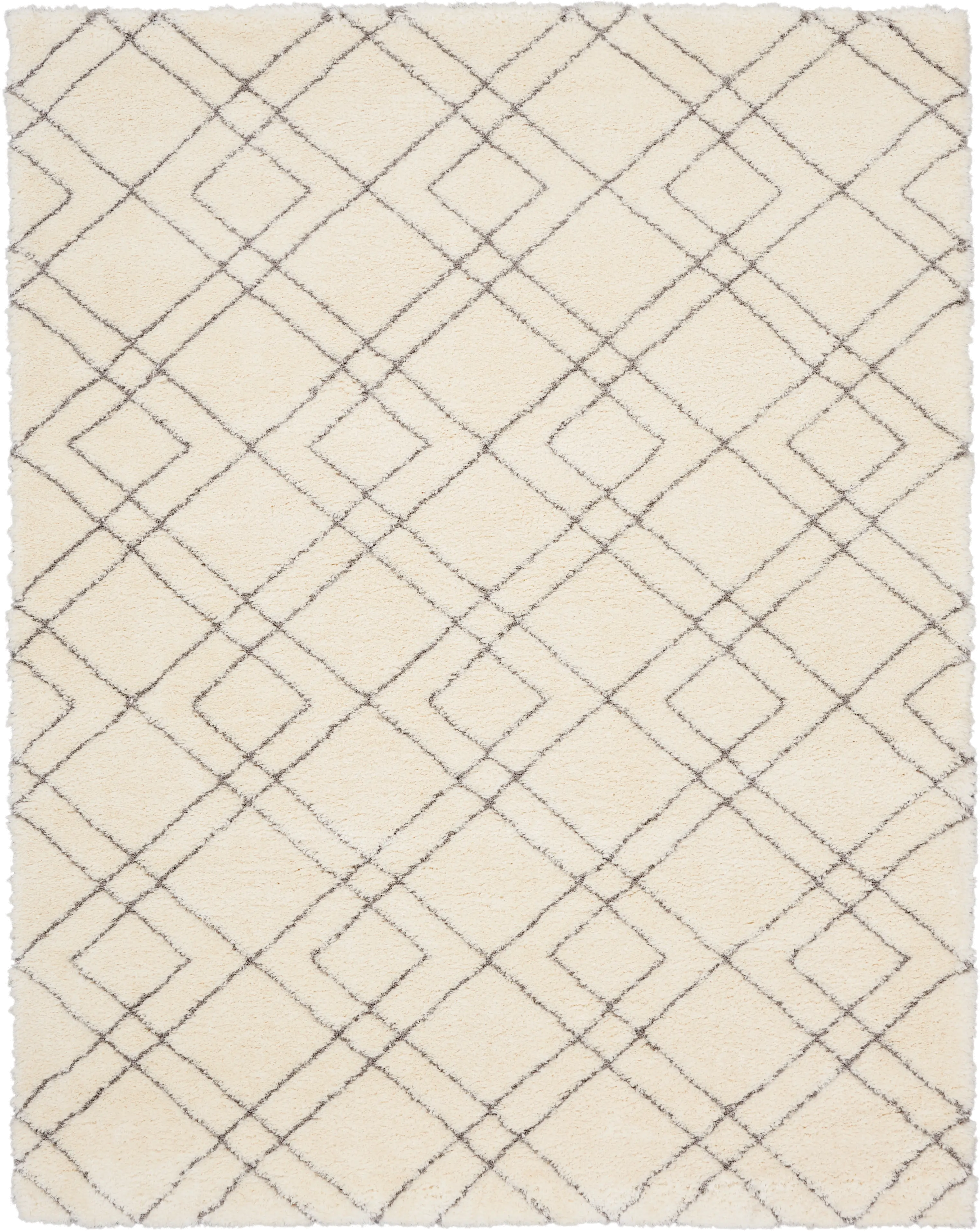 Dreamy Shag 8 x 10 Ivory Area Rug-1
