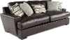 BIDSOF Bodie Chocolate Brown Leather-Match Sofa