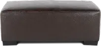 BIDO50XL Bodie Chocolate Brown Leather-Match Ottoman