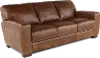 Dakota Brown Leather Sofa