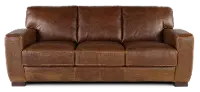 Dakota Brown Leather Sofa