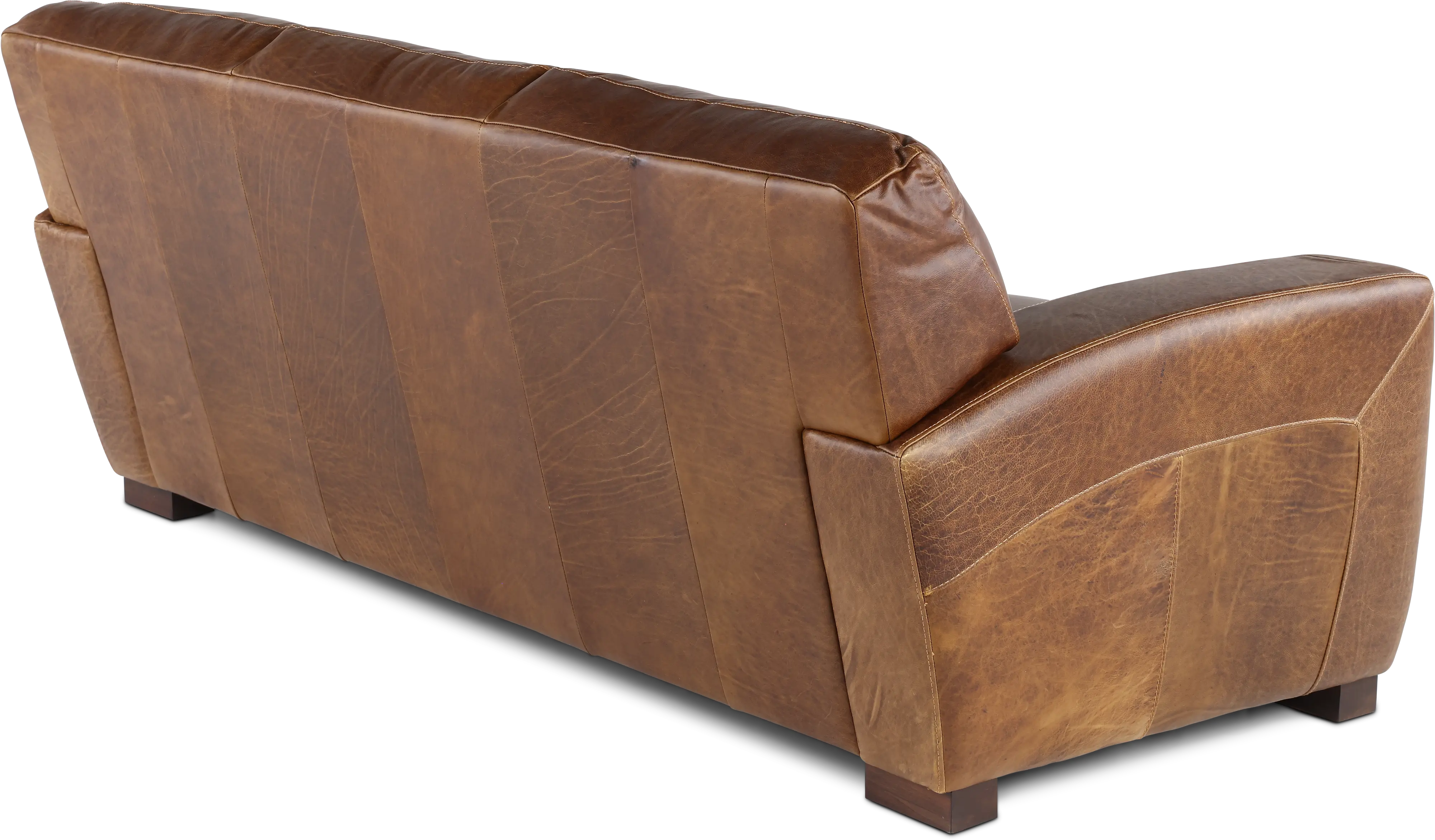 Dakota Brown Leather Sofa-5