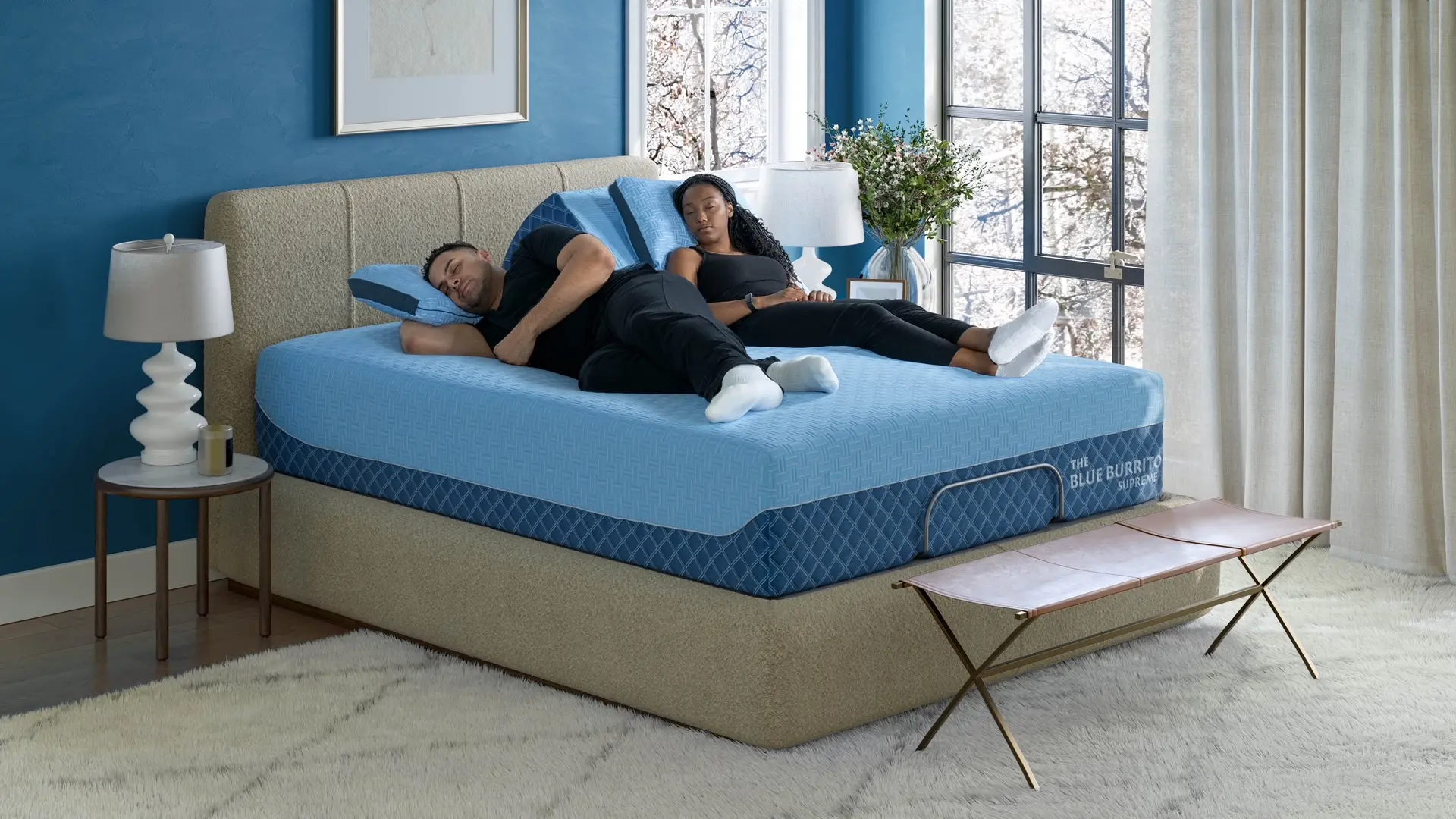 BH-BBSU-130FQ Blue Burrito Supreme Hybrid 2.0 Split-Head Queen Mattress-15