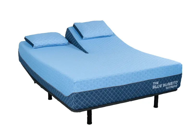Blue Burrito Supreme Hybrid 2.0 Split-Head Queen Mattress