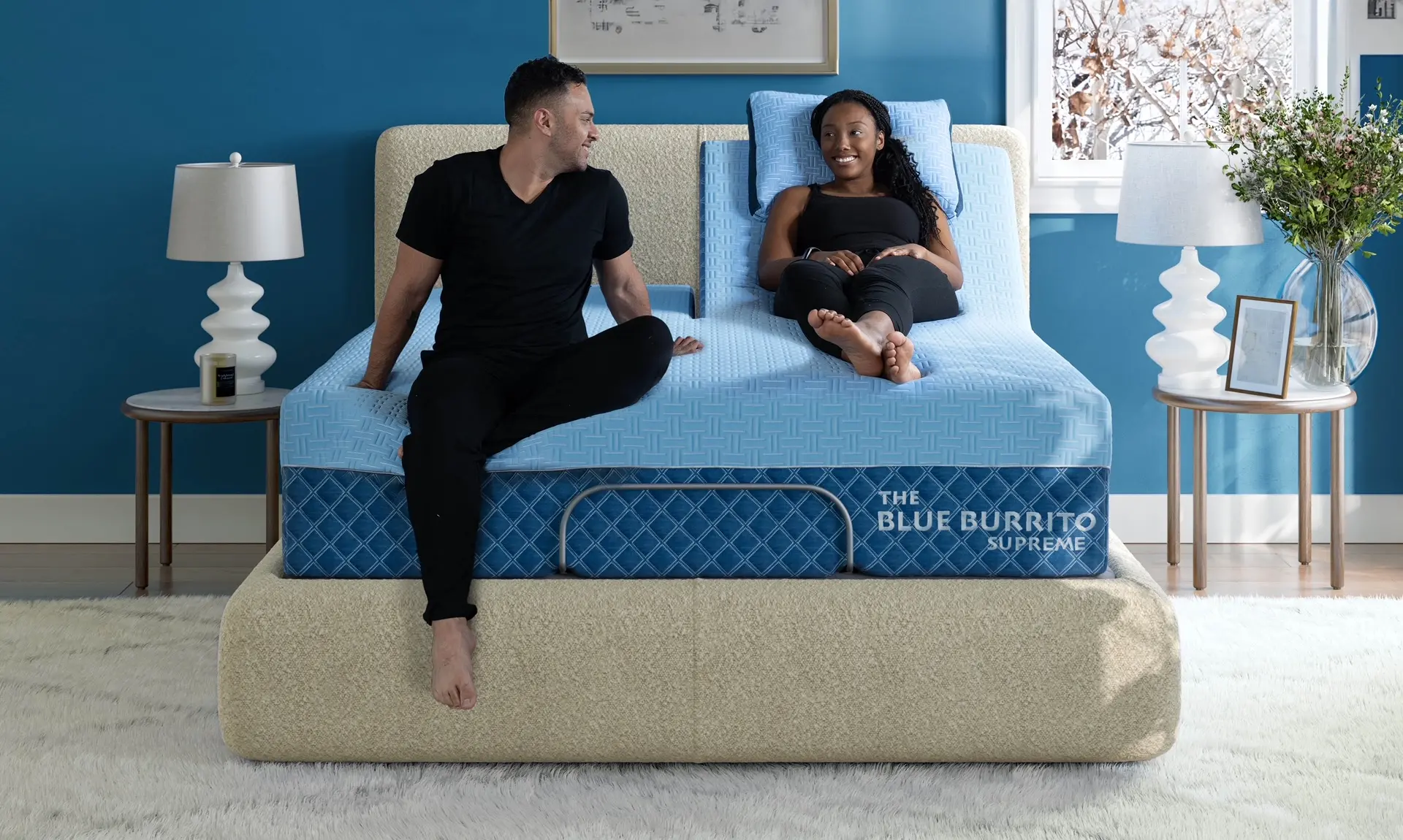 BH-BBSU-130FQ Blue Burrito Supreme Hybrid 2.0 Split-Head Queen Mattress-2