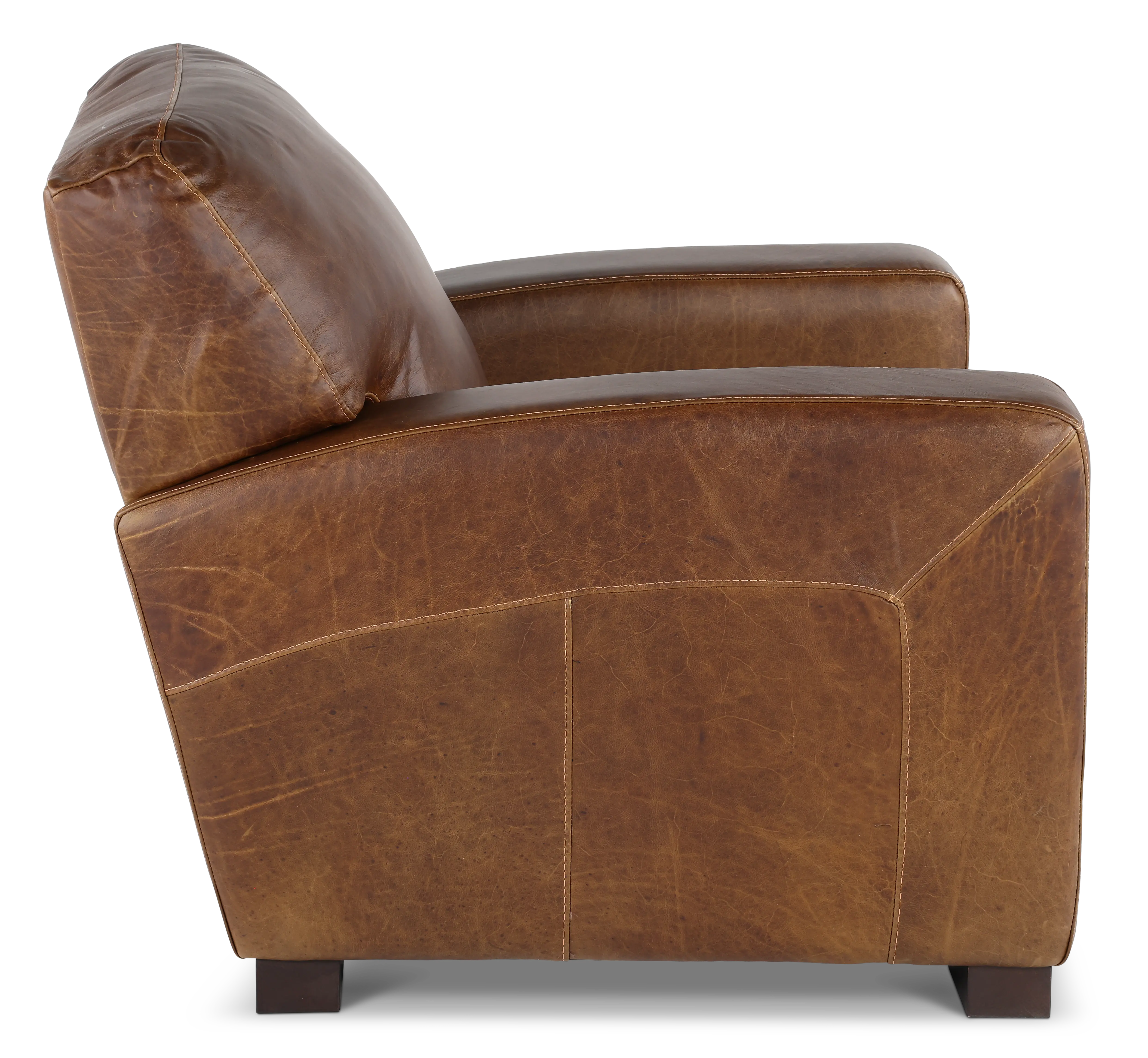 Dakota Brown Leather Chair-5