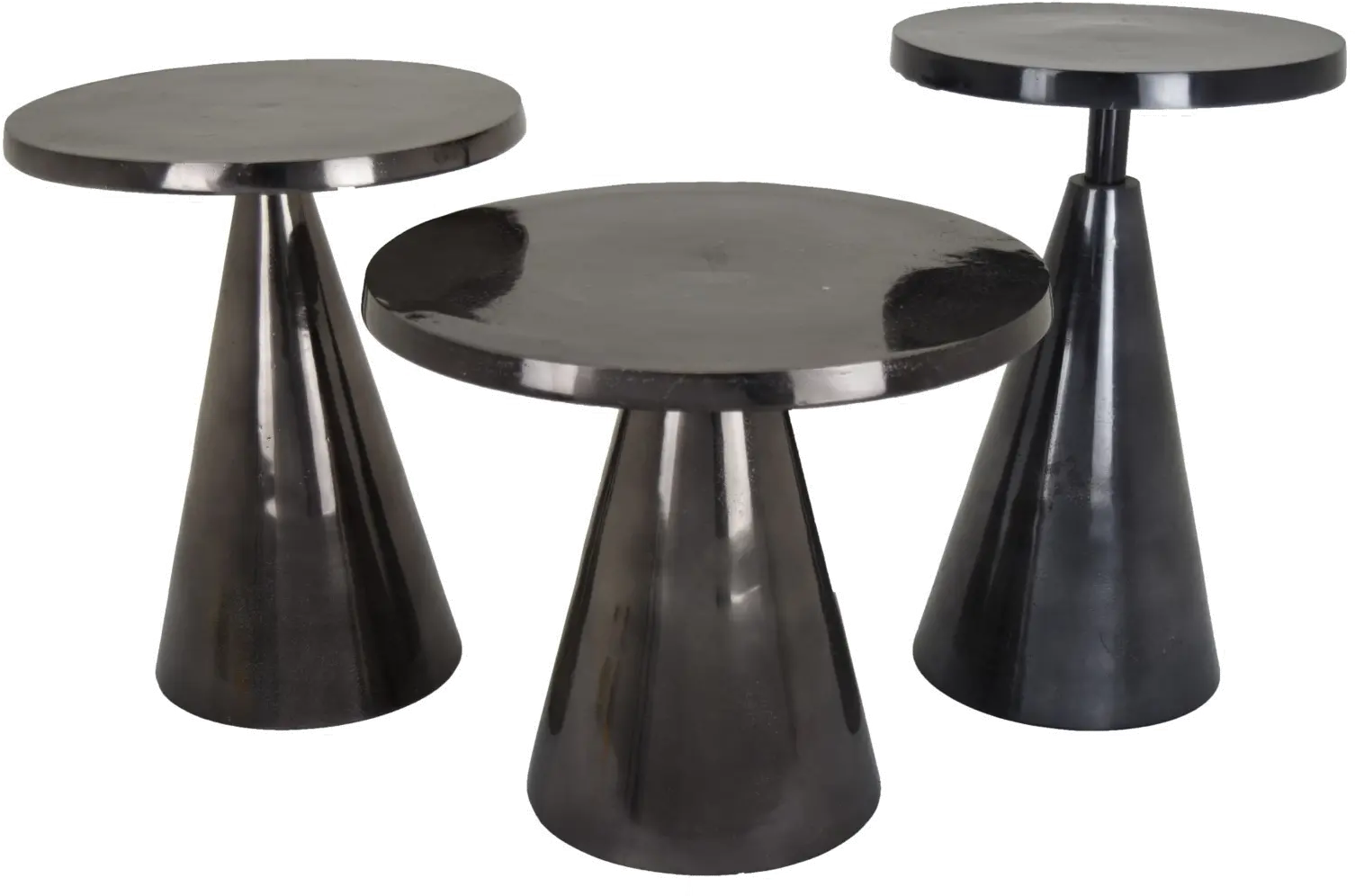 19 Inch Round Metal Table-2